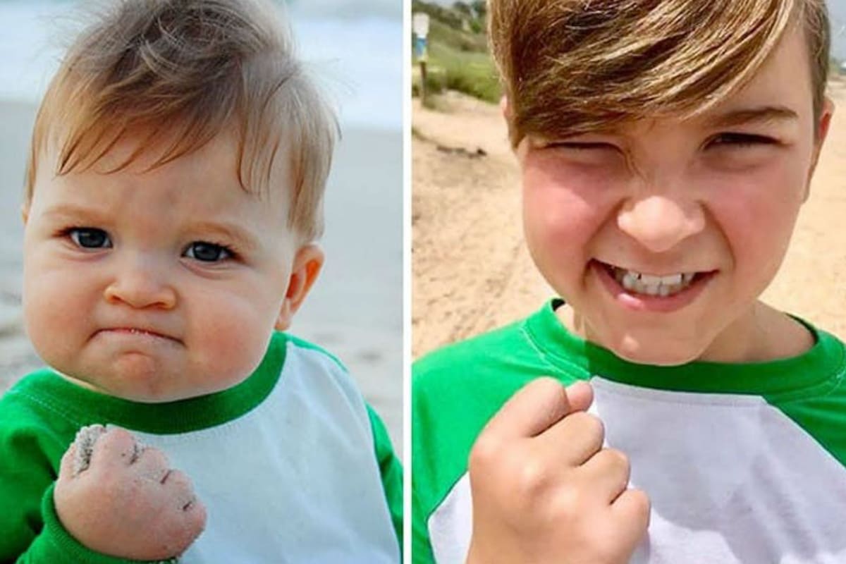 El "niño exitoso" hoy tiene 13 años. Fuente: thechive.com