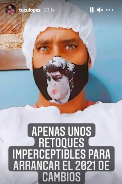 El "Tucu" López compartió una imagen en una clínica y alimentó los rumores de embarazo