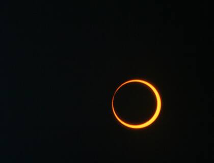 El anillo de fuego se podrá ver claramente desde Santa Cruz