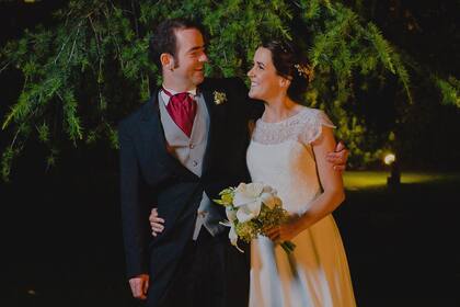 El año pasado Agustina contrajo matrimonio con Benjamín.