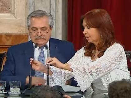El año pasado, Alberto Fernández terminó su discurso sin decir la frase formal de apertura de sesiones y fue Cristina Kirchner quien tomó el micrófono para dar cierre a la asamblea