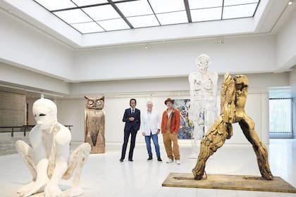 El año pasado el actor organizó una muestra de sus esculturas junto al artista británico Thomas Houseago y el músico australiano Nick Cave en The Sara Hilden Art Museum en Finlandia.
