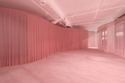 El año pasado el artista Andrés Reisinger instaló 'The Smell of Pink' en la exposición de Miami Art Basel