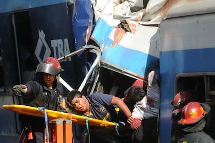 El año pasado murieron 52 personas al chocar un tren del Sarmiento en Once