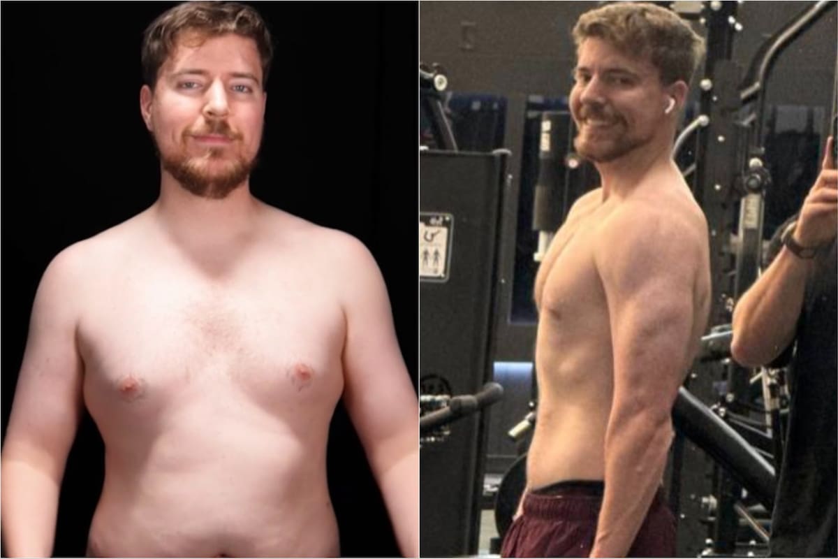 El antes y después de Mr.Beast