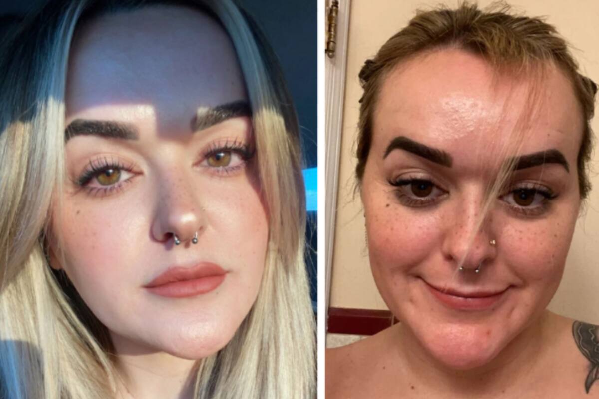 El antes y después del "ataque" de su conejillo de indias