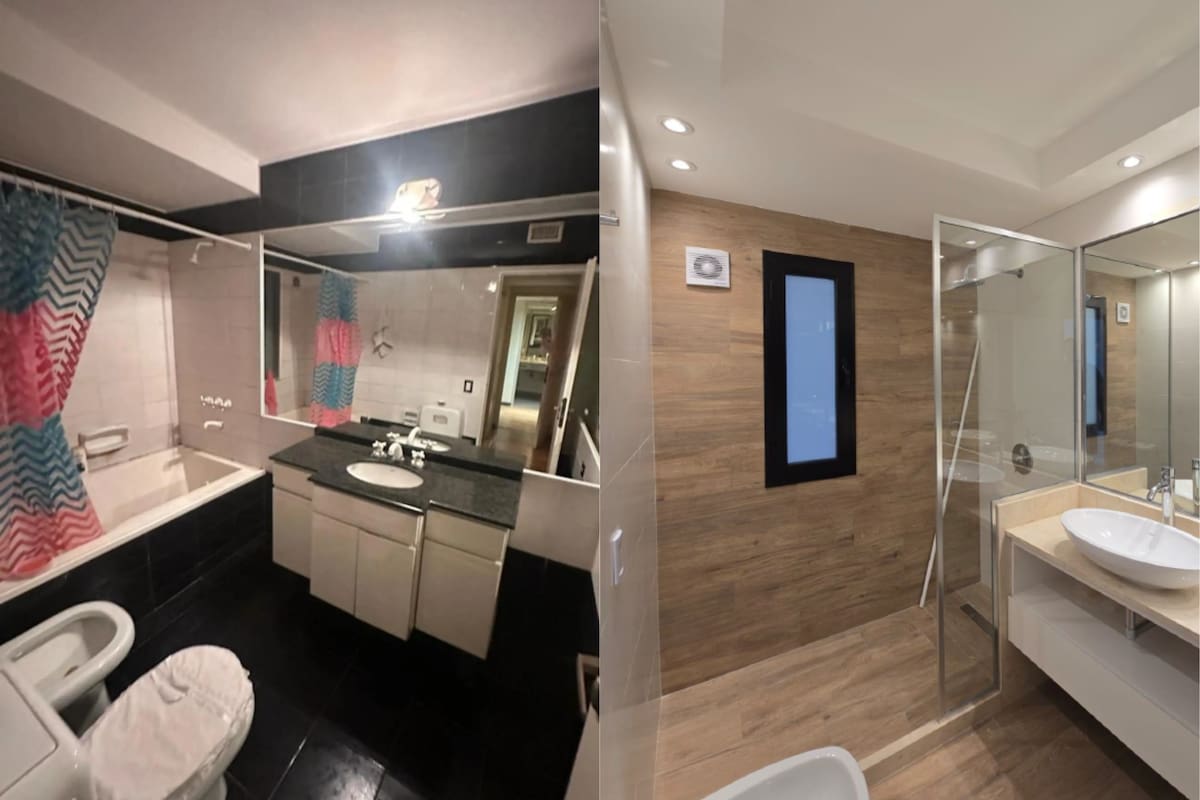 El antes y después en el departamento de Adorni