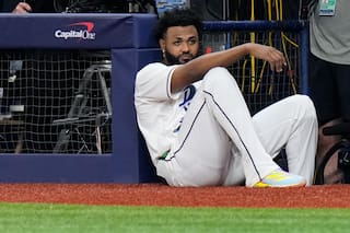 Junior Caminero se lesiona un pie pero dice que jugará el 5to juego de la Serie Mundial