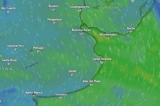 Así estará el tiempo en AMBA en la tercera semana de agosto