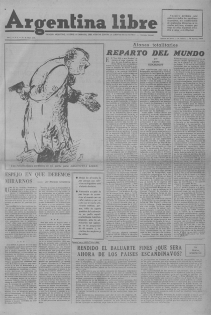 El antifascismo en la Argentina tiene sus antecedentes en el siglo XX