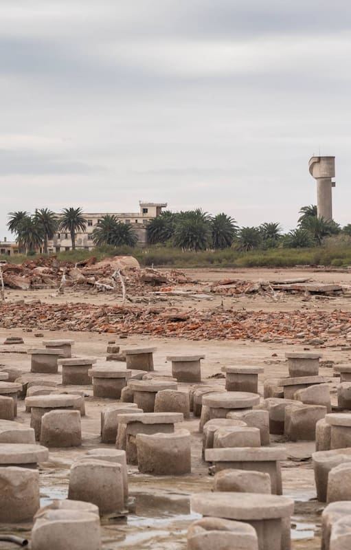El antiguo anfiteatro de Miramar de Ansenuza.