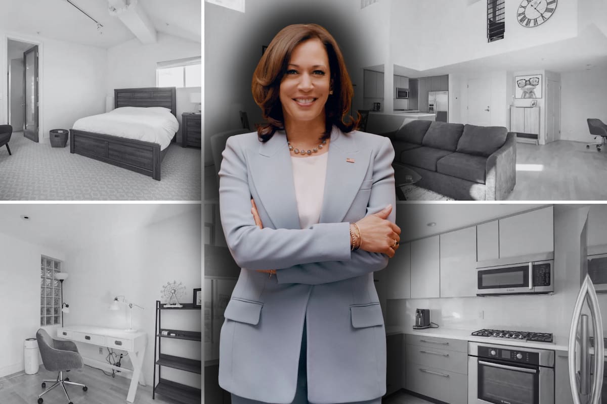 El antiguo departamento de Kamala Harris en San Francisco, California, se alquila por US$200 la noche o US$6000 el mes