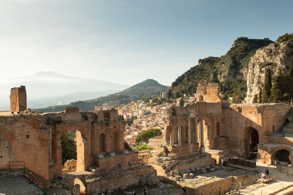 El antiguo teatro de Taormina