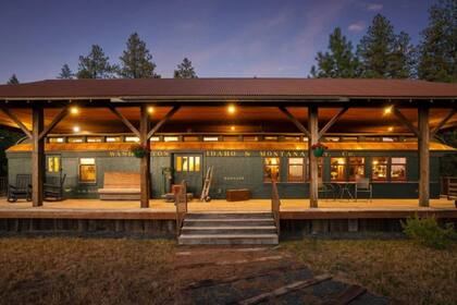 El antiguo vagón reconvertido en un alojamiento turístico en Idaho