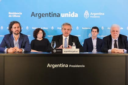 El Presidente, Cafiero, González García y Vizzotti