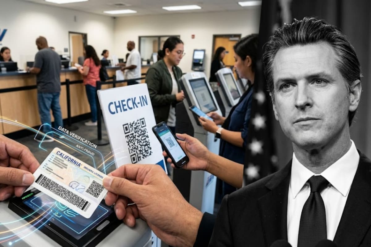 El anuncio de Gavin Newsom sobre los cambios del DMV en California