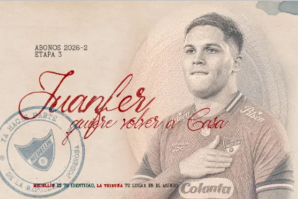 El anuncio de Juanfer Quintero, que regresa a Independiente Medellín