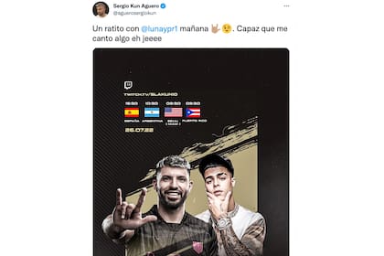 El anuncio de Kun Aguero sobre su charla con Lunay