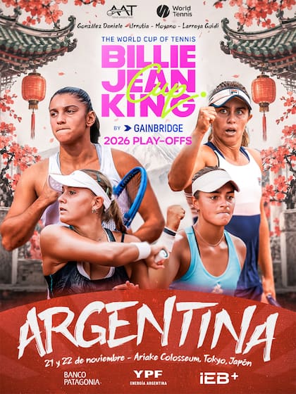 El anuncio de la Asociación Argentina de Tenis del equipo de la BJK Cup que jugará en Japón, con cuatro debutantes: Justina González Daniele, Florencia Urrutia, Luciana Moyano y Sol Larraya Guidi