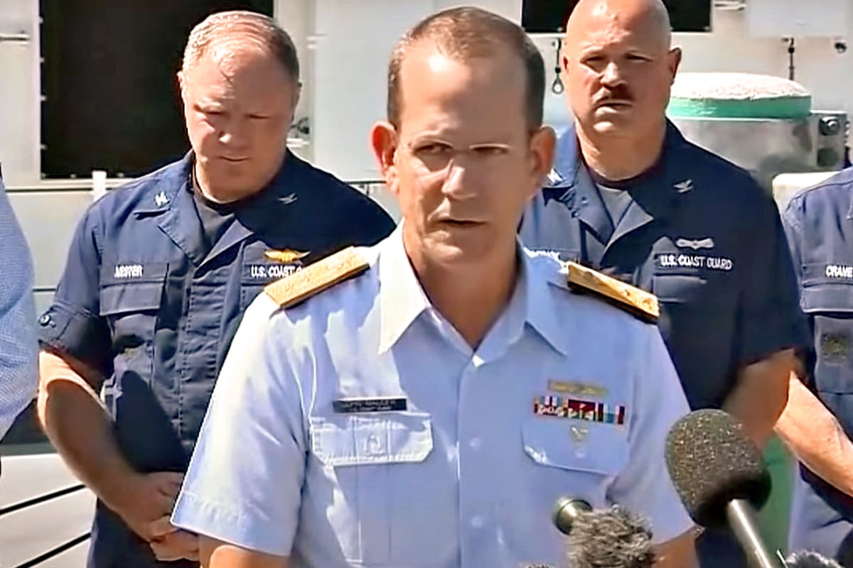 El anuncio de la Guardia Costera por el hallazgo de los restos del sumergible Titán