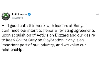 El anuncio de Phil Spencer sobre Call of Duty