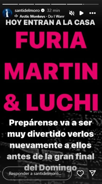 El anuncio de Santiago Del Moro sobre el ingreso de tres participantes a la casa de Gran Hermano