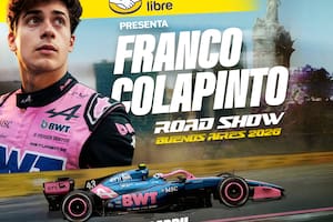 El anuncio oficial de la exhibición de Franco Colapinto en Buenos Aires