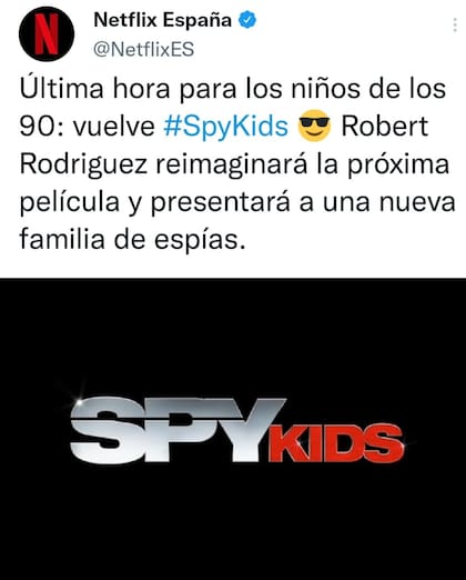 El anuncio que realizó la cuenta de Netflix en Twitter