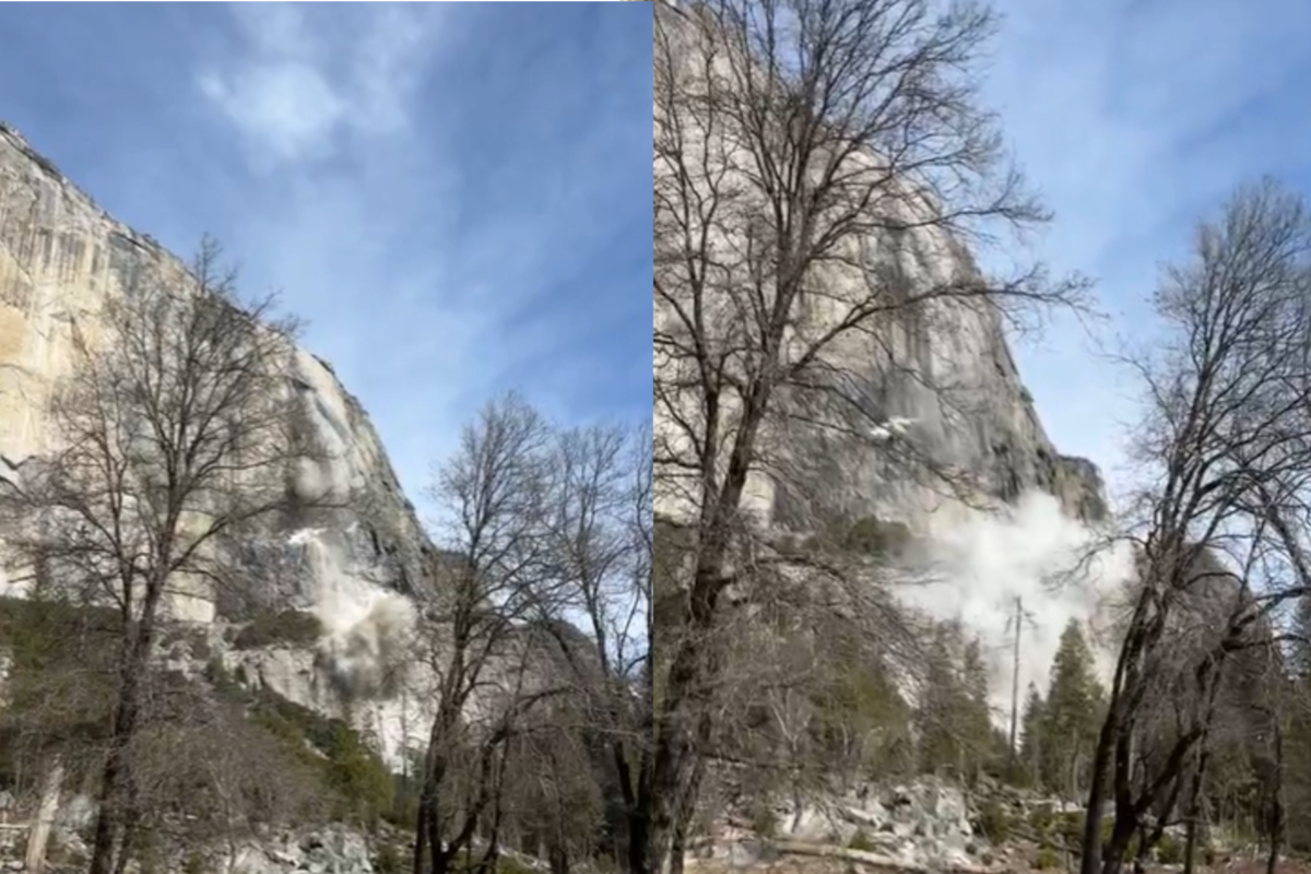 El aparatoso estruendo en el Parque Nacional de Yosemite duró alrededor de 20 segundos