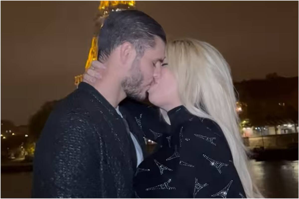 El apasionado beso de Wanda Nara y Mauro Icardi tras el escándalo de infidelidad