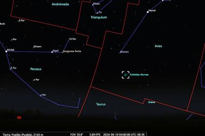 El apogeo de las ariétidas diurnas será el 10 de junio de 2024 entre las 4 y las 7 a.m. en México