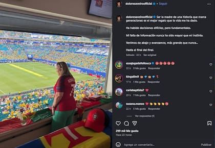 El apoyo de la madre de Cristiano Ronaldo en la previa al encuentro de Portugal ante Croacia por los dieciseisavos de final.