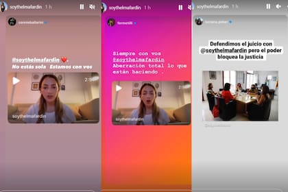 El apoyo de las actrices argentinas a Thelma Fardin tras el fallo de la Justicia de Brasil