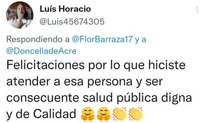 El apoyo de sus seguidores a raíz de la decisión que tomó