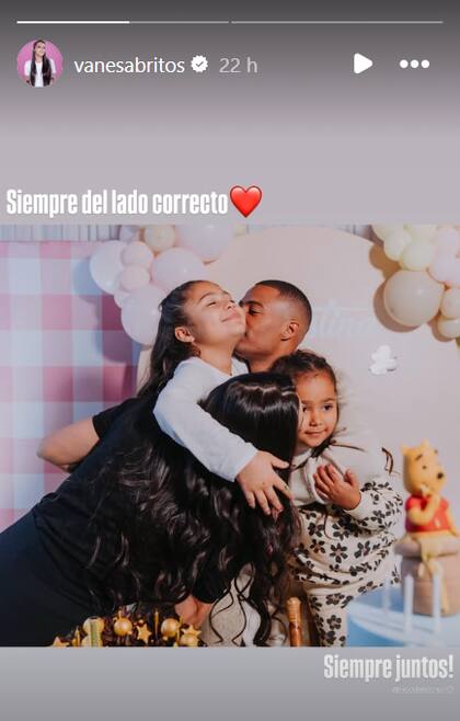 El apoyo de Vanesa a su marido