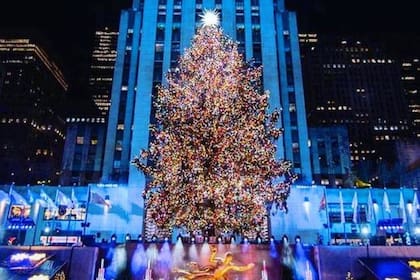 El árbol de Navidad del Rockefeller Center brillará con más de 50.000 luces LED (Instagram/@wilson.chagmana)