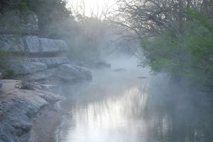El área natural Jacob's Well es uno de los atractivos en Wimberley, Texas