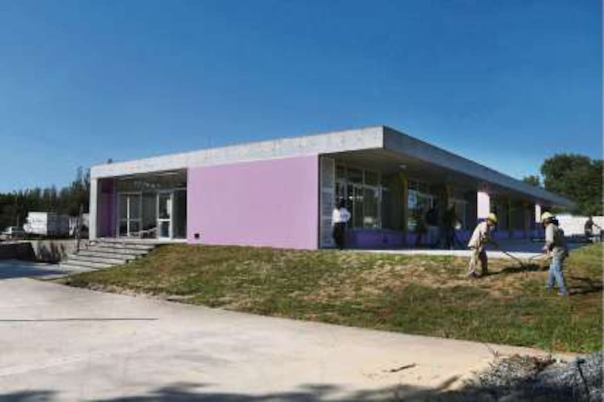 El área para los más chicos está casi lista