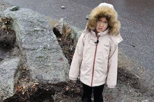 El área rocosa cerca de la escuela donde Elise jugaba e hizo el importante hallazgo