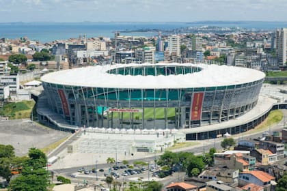 El Arena Fonte Nova de Salvador de Bahía, estadio donde debutará la Selección Argentina
