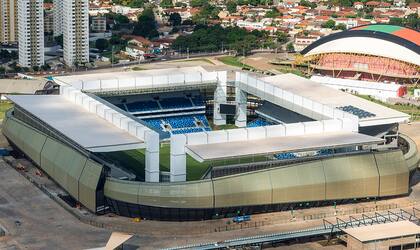 El Arena Pantanal, en Cuiabá, Mato Grosso, uno de los estadios donde se jugó la Copa América