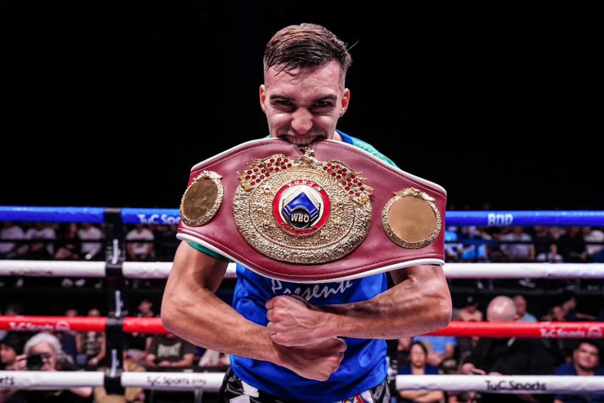 El argentino Alan Chaves, de 25 años, pelea este sábado con el mexicano Miguel Madueño, desde las 21