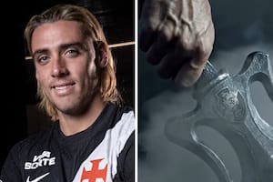 El argentino Claudio Spinelli fue fichado por el Vasco da Gama de Brasil y su presentación estuvo inspirada en He-Man