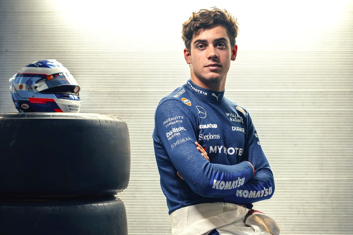 El argentino de 21 años Franco Colapinto sumó puntos en dos de las cinco carreras que acumula en la Fórmula 1