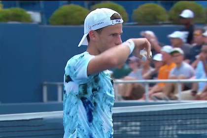 El argentino Diego Schwartzman perdió este jueves con el griego Stefanos Tsitsipas y se despidió de Cincinnati.