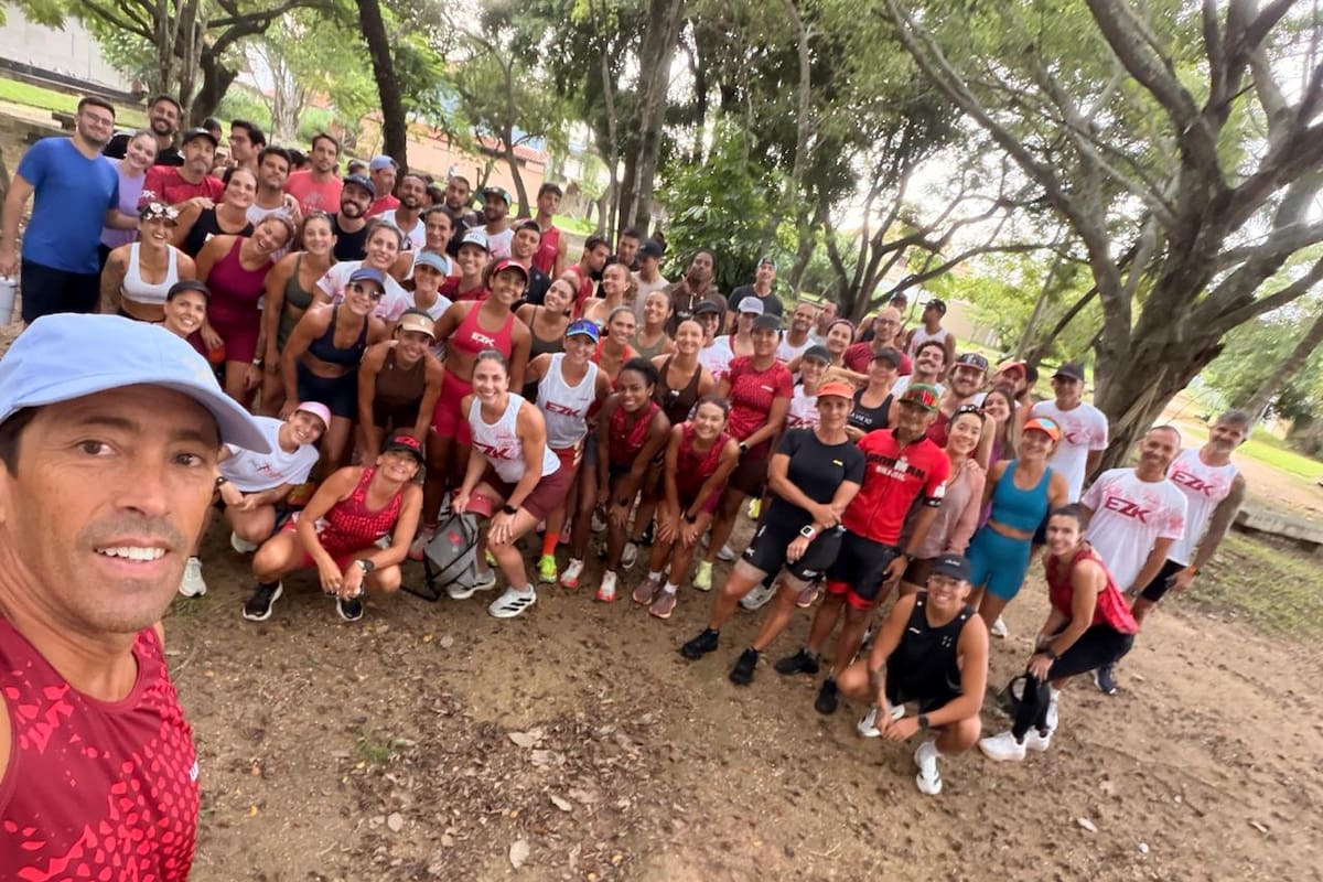 El argentino Ezequiel Morales se radicó en Niterói, donde tiene muchos alumnos a los que prepara para maratones
