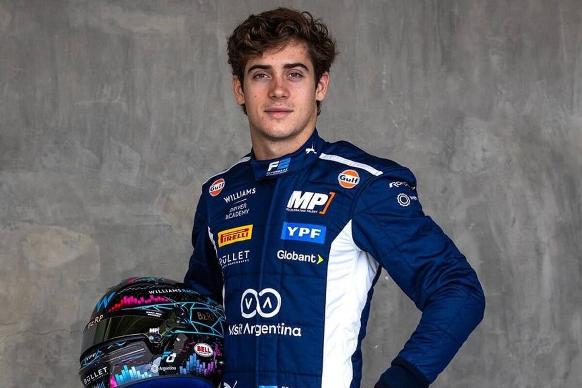 El argentino Franco Colapinto, de Williams Racing, tuvo un buen rendimiento en la primera práctica del Gran Premio de Monza