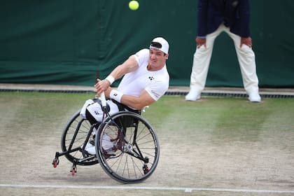 El argentino Gustavo Fernández, referente del tenis adaptado: la categoría también recibirá un aumento del prize money en el próximo Wimbledon.