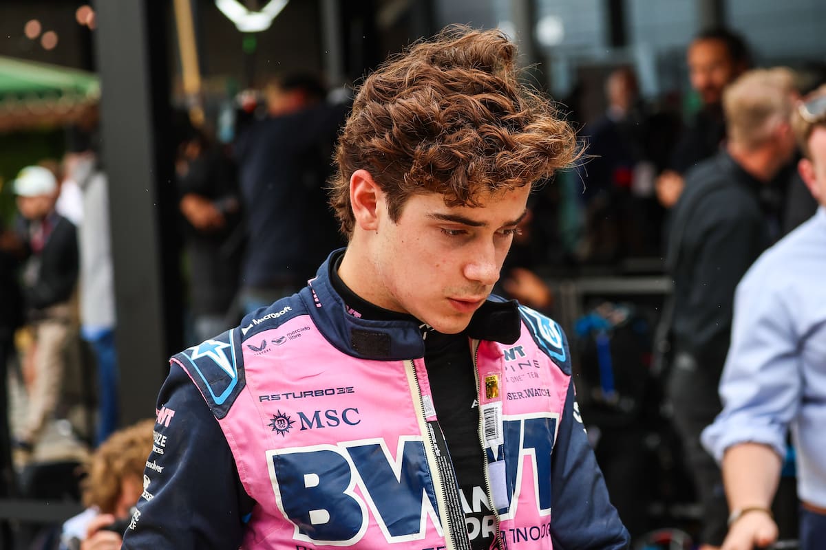 El argentino iba a largar desde boxes, pero sufrió un desperfecto en su Alpine y no pudo hacerlo