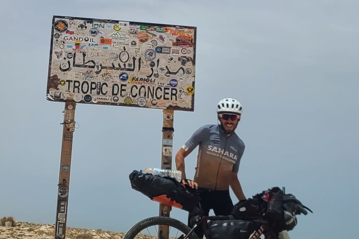 Leonardo Morilla rompió un nuevo World Guinness Record al atravesar los 3000 kilómetros que separan Marrakech de Dakar, África, en 12 días, 22 horas y 44 minutos